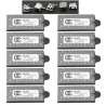 100 Paquetes de Ortodoncia Dental OC MIM Brackets MetálicosTirantes Mini MBT 022 345 Ganchos