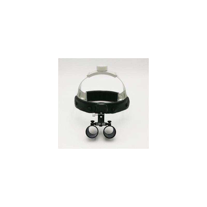 DY-108 3.5X Lupa de cristal quirúrgico con lupa médica diadema de piel