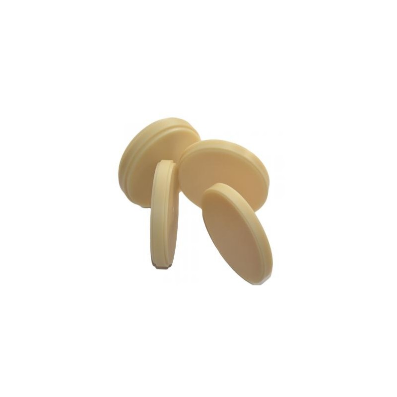 5 Piezas de bloques dentales de PMMA con materiales dentales de color A0/A1/A2/A3