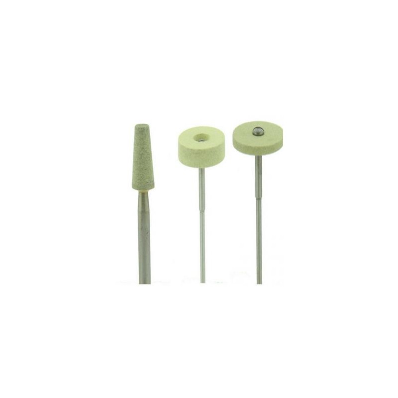 5 PCS Amoladora de diamante dental para pulidor dental de zirconio y cerámica