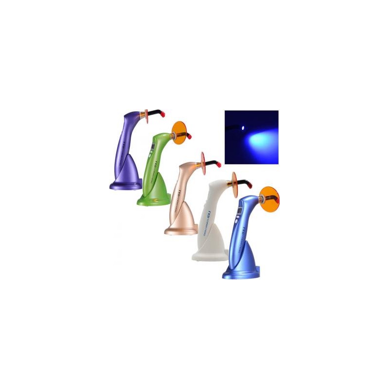 Dental LED Luz de fotourado inalámbrico 1500mw 5 colores