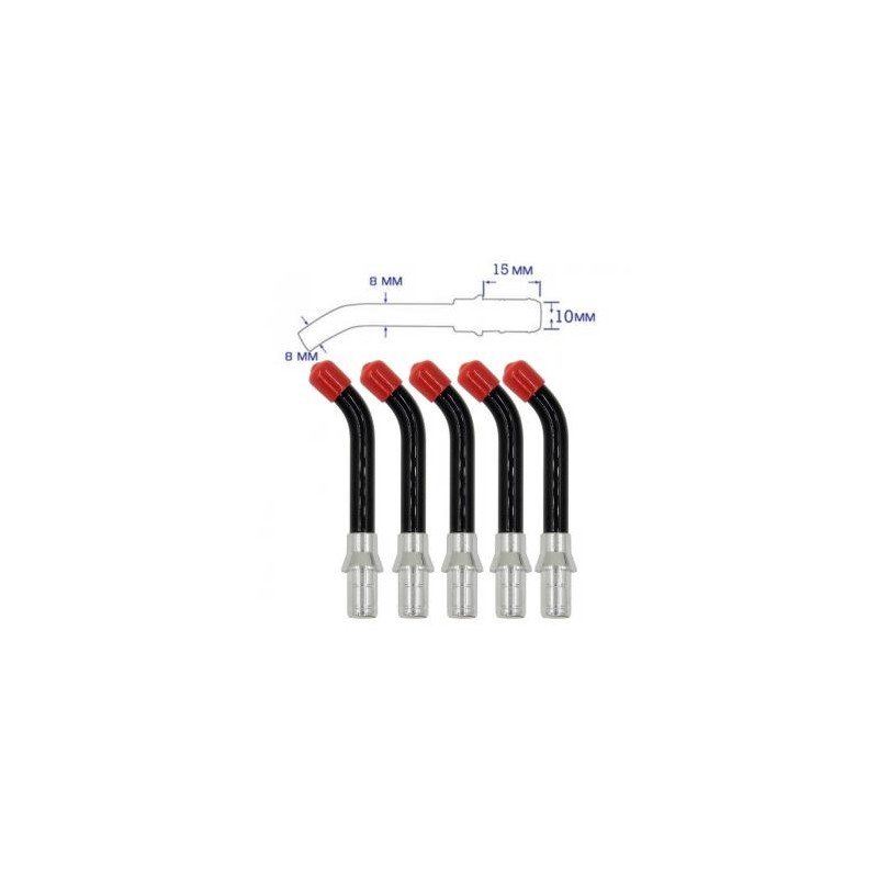 5Pcs 8×10×15mm Fibras Ópticas para lamparas de fotocurado dental