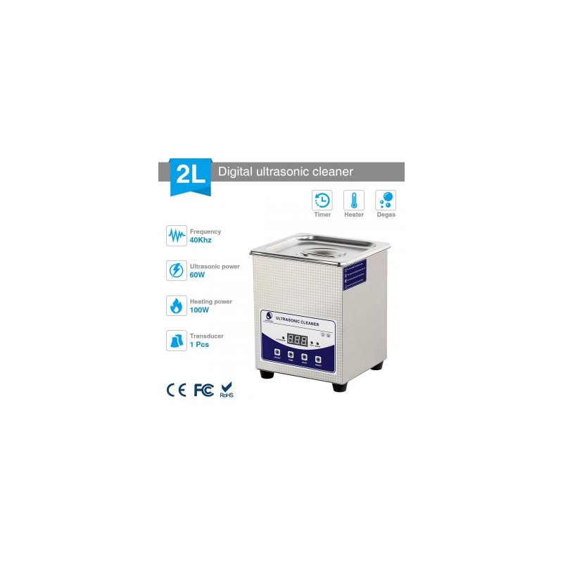 2L Limpiador Ultrasonidos Desgasificación Ultrasonido Limpieza