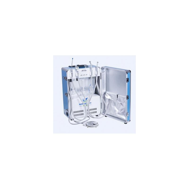 Greeloy® Dental Portátil Turbina Unit Con Compresor de Aire Suction GU-P204