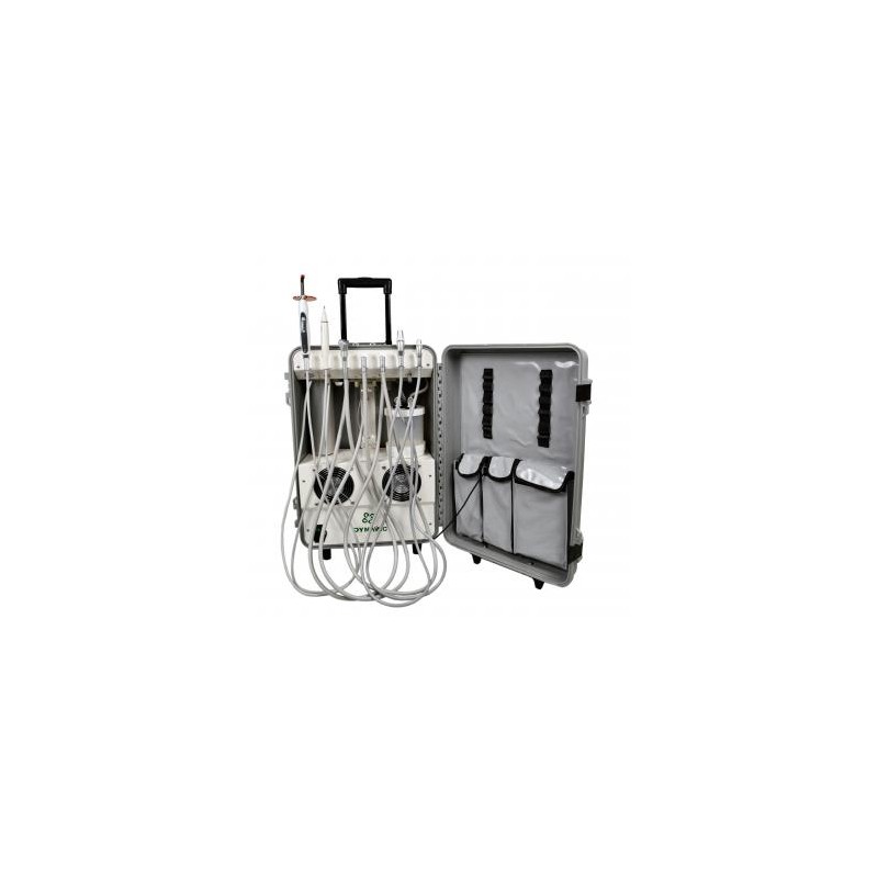 Dynamic® DU852 Unidad Dental turbina portátil + Escalador + lamparas de fotocurado