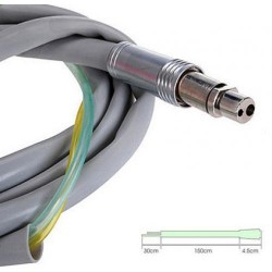 5 Piezas de manguera de conexión de cable de tubo de pieza de mano de turbina dental de 2 orificios